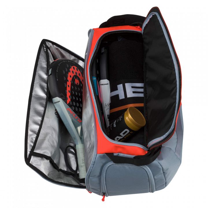 Head Delta Sport Bag Grey / Orange